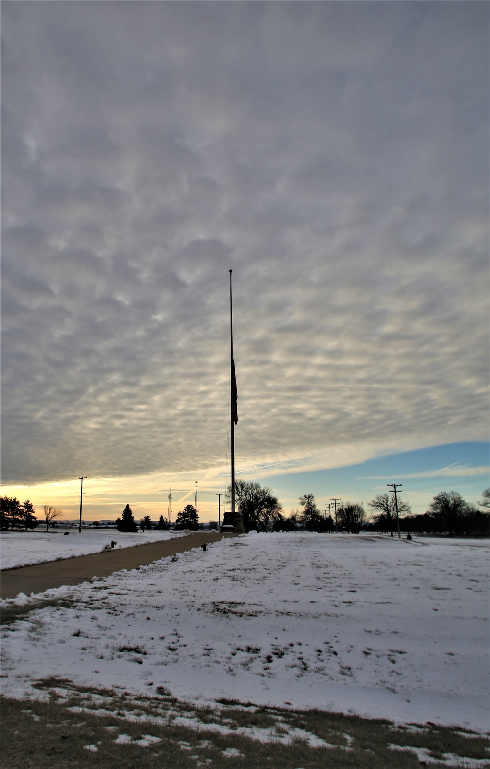 Flag flown at half-staff at Fort McCoy for former Gen. Volney Warner