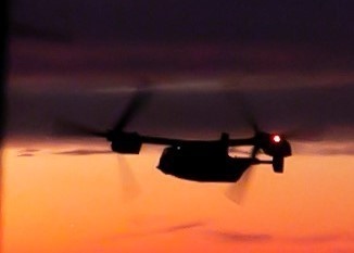 3rd Marine Aircraft Wing Conducts Night Vision and TRAP mission