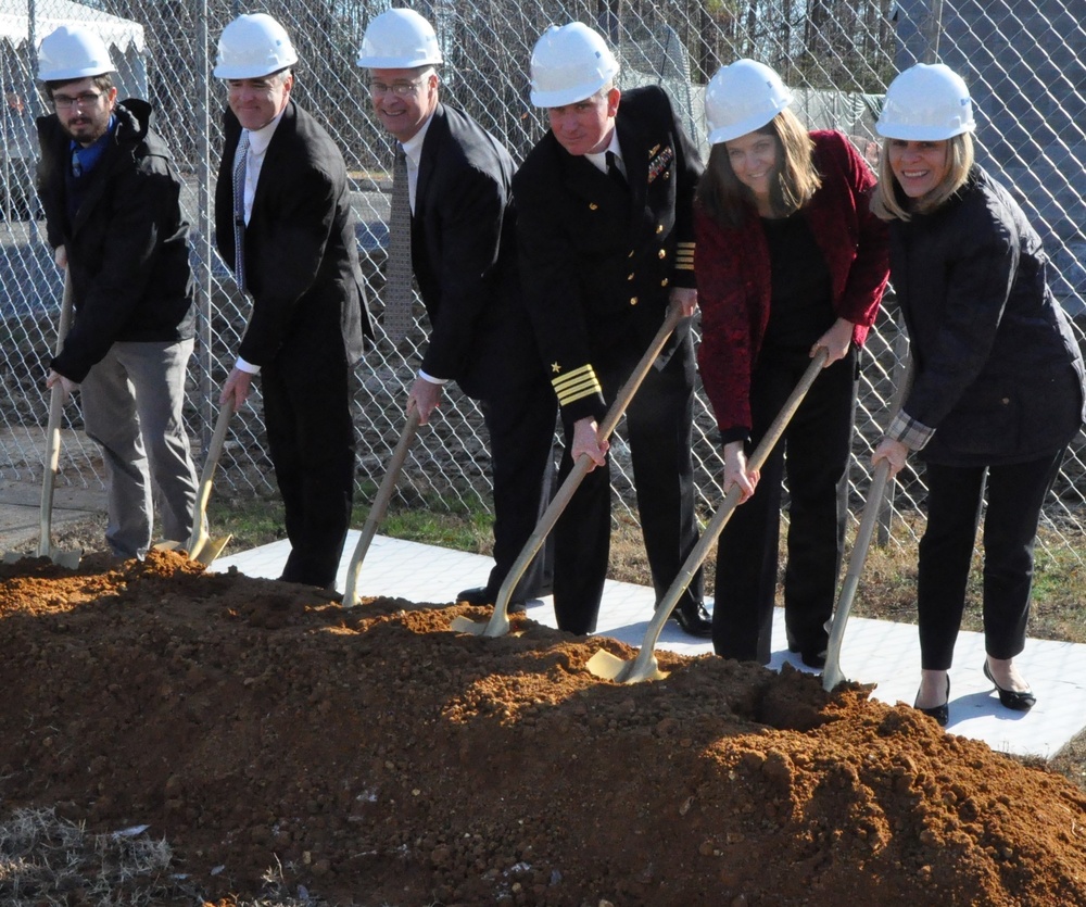 Navy Officials Break Ground for New Cyber Warfare Engineering Laboratory