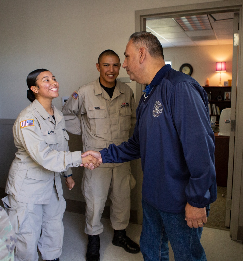 Congressional representatives visit Sunburst Youth Challenge Academy
