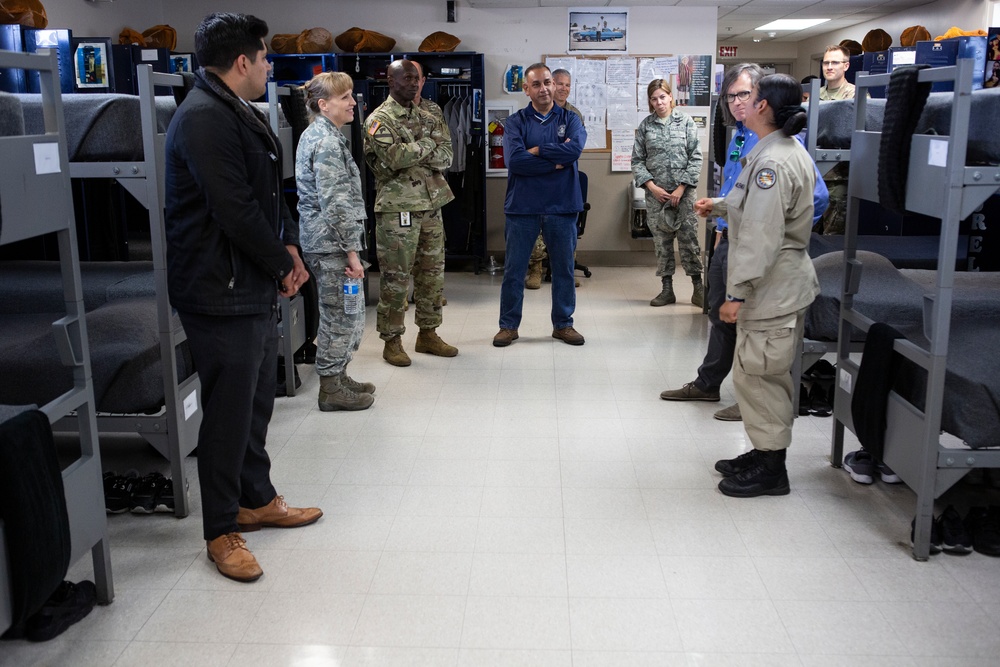 Congressional representatives visit Sunburst Youth Challenge Academy