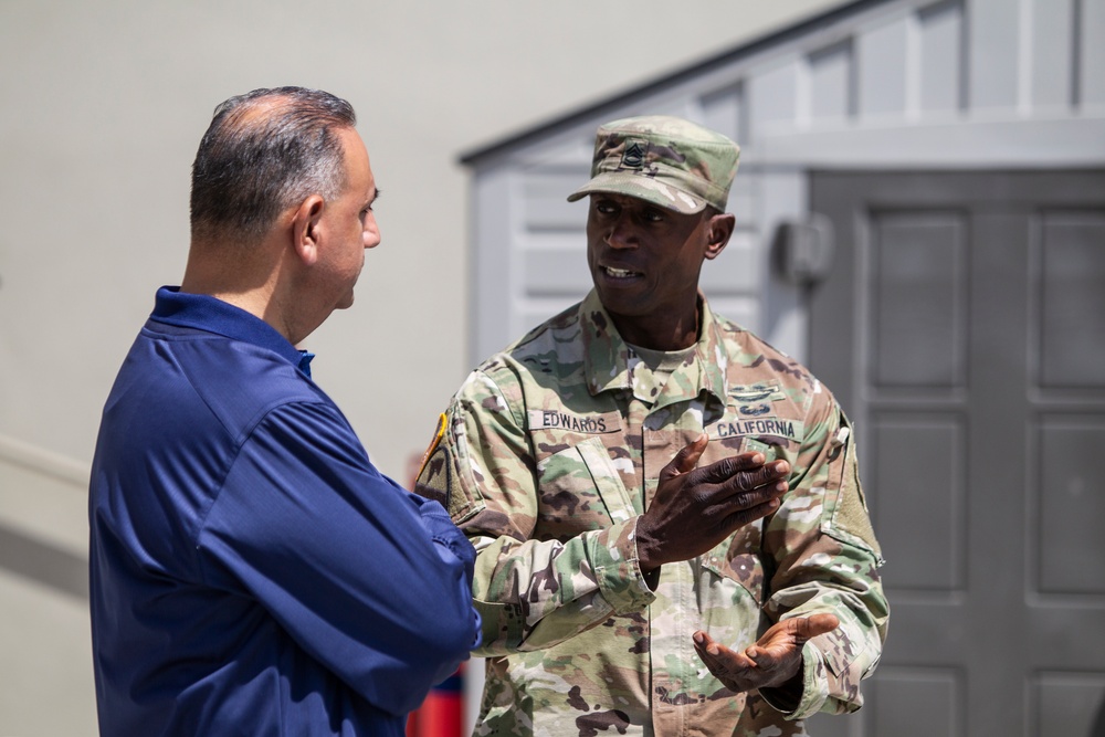 Congressional representatives visit Sunburst Youth Challenge Academy