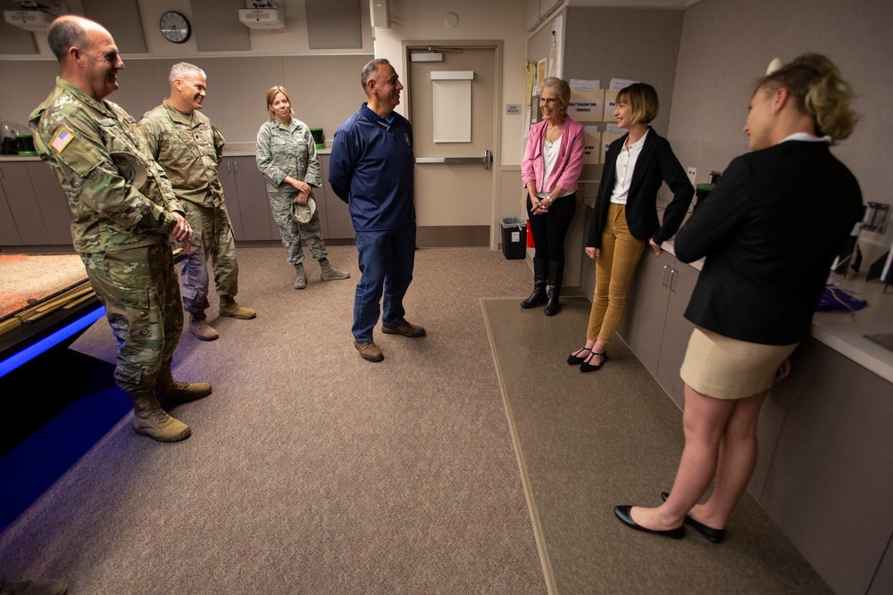 Rep. Gilbert Cisneros visits STARBASE Los Alamitos