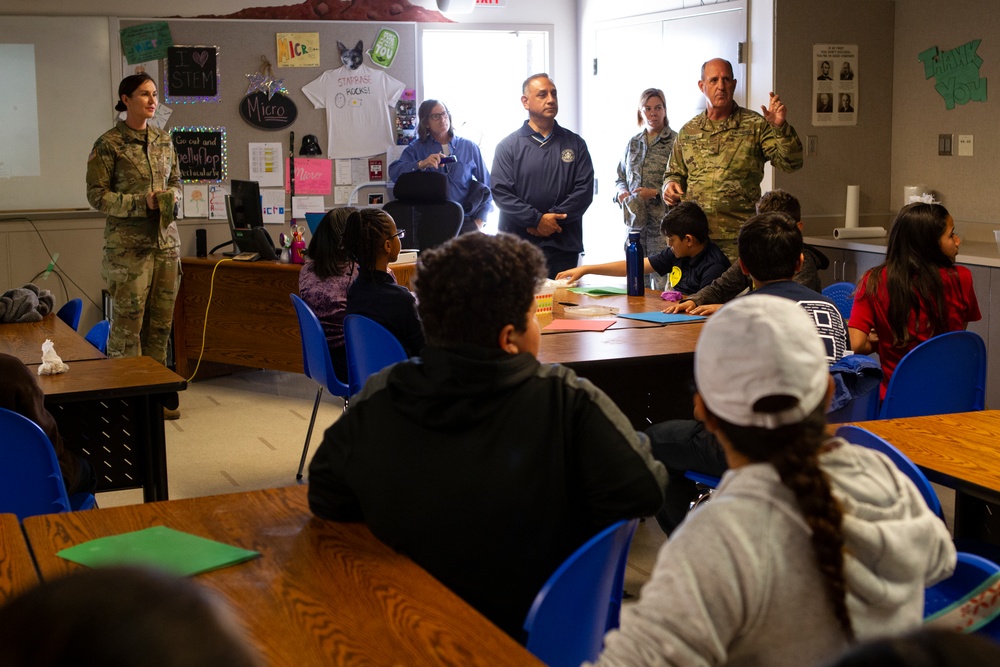 Rep. Gilbert Cisneros visits STARBASE Los Alamitos