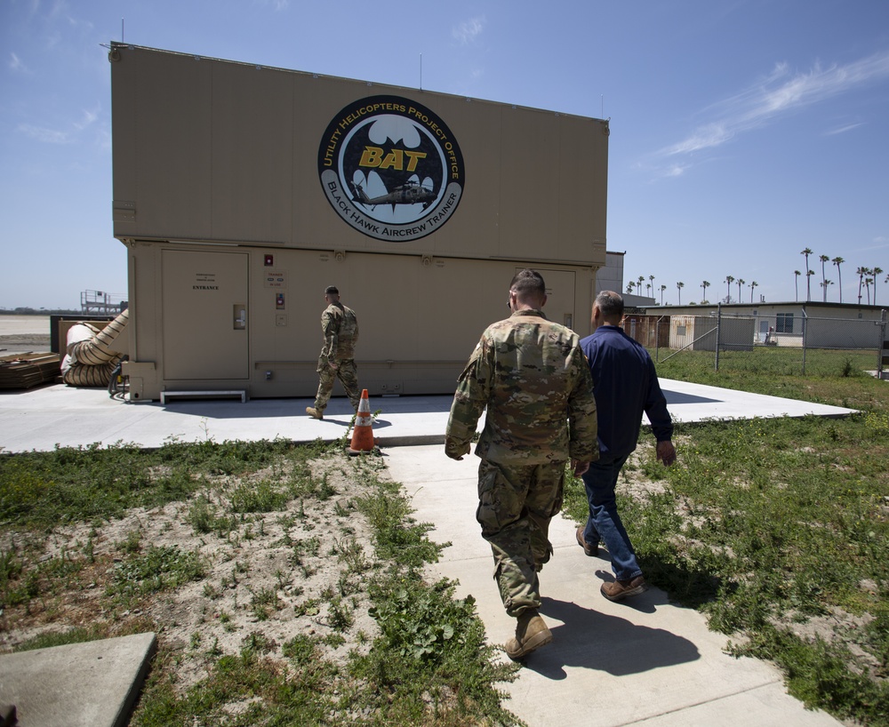 Rep. Gilbert Cisneros visits Joint Forces Training Base