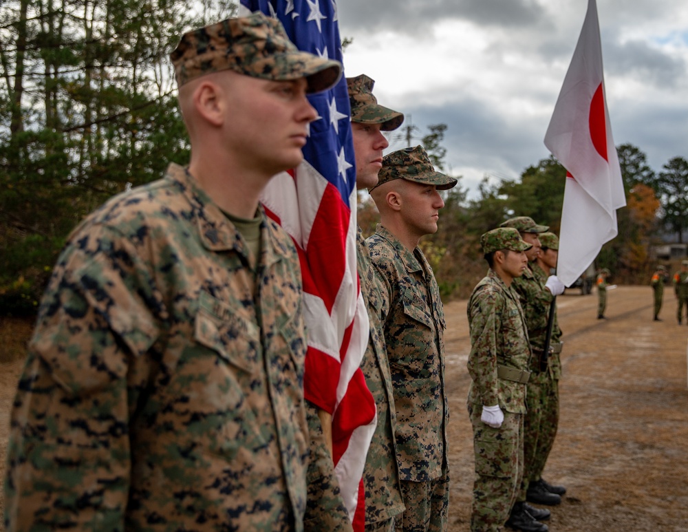 Closing Ceremony for Forest Light Middle Army