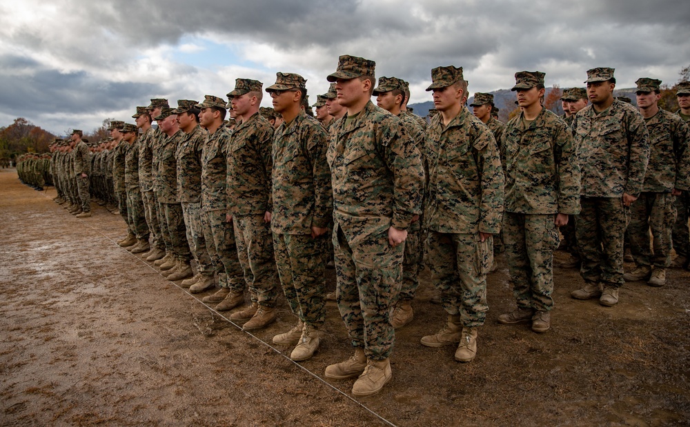 Closing Ceremony for Forest Light Middle Army