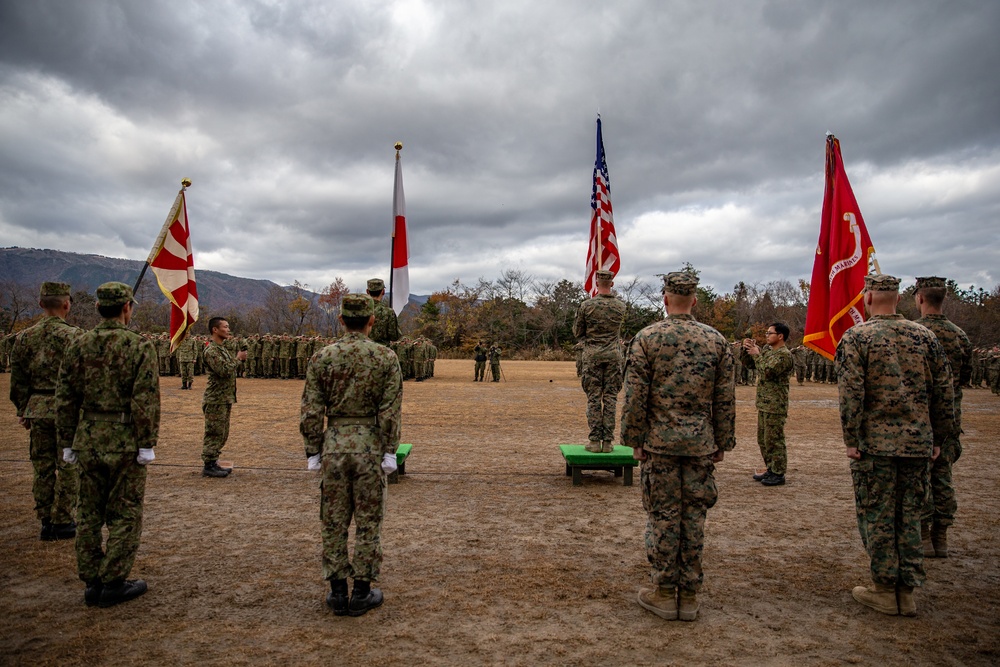 Closing Ceremony for Forest Light Middle Army