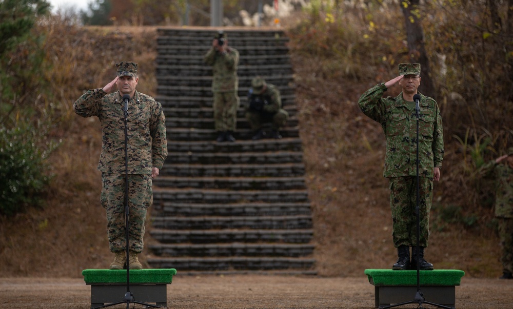 Closing Ceremony for Forest Light Middle Army