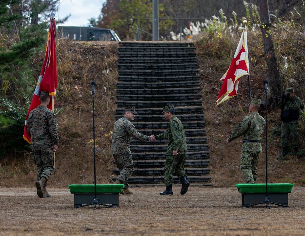 Closing Ceremony for Forest Light Middle Army