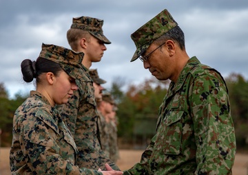 Closing Ceremony for Forest Light Middle Army