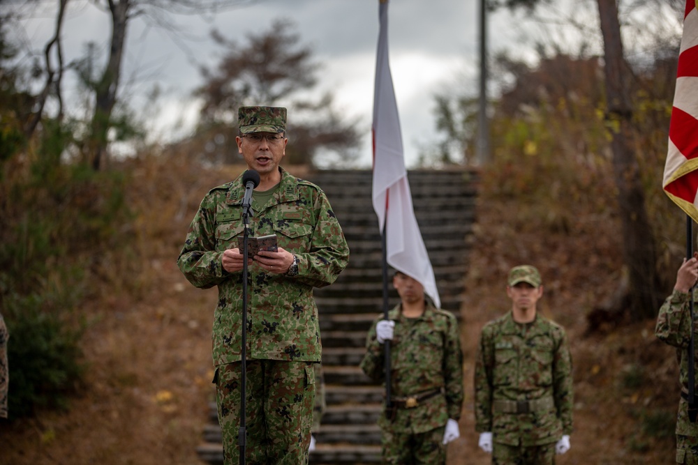 Closing Ceremony for Forest Light Middle Army