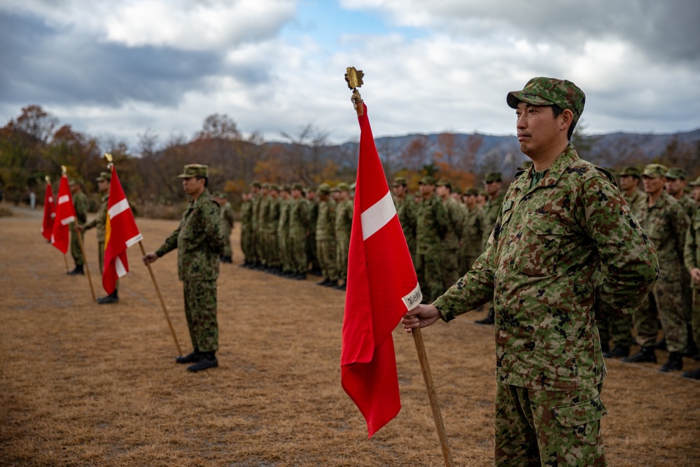 Closing Ceremony for Forest Light Middle Army