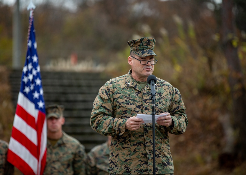 Closing Ceremony for Forest Light Middle Army