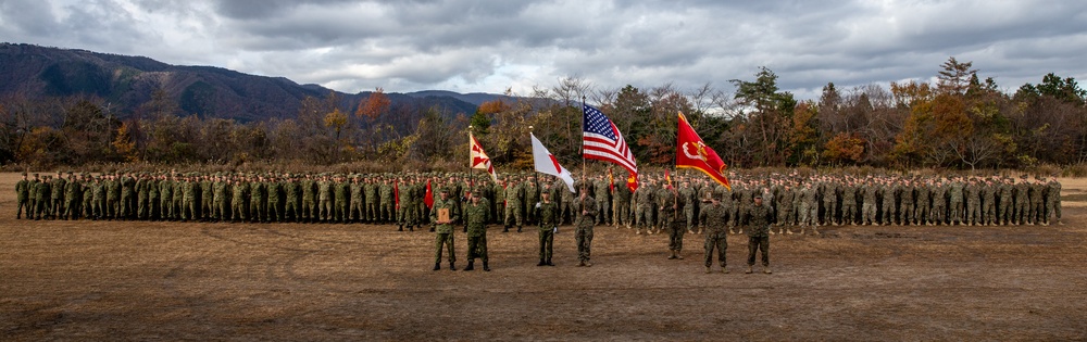 Closing Ceremony for Forest Light Middle Army