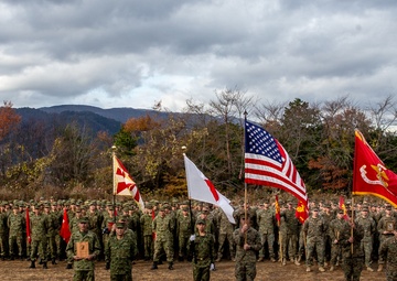 Closing Ceremony for Forest Light Middle Army