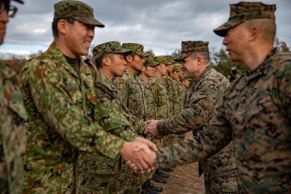 Closing Ceremony for Forest Light Middle Army