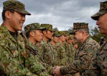 Closing Ceremony for Forest Light Middle Army