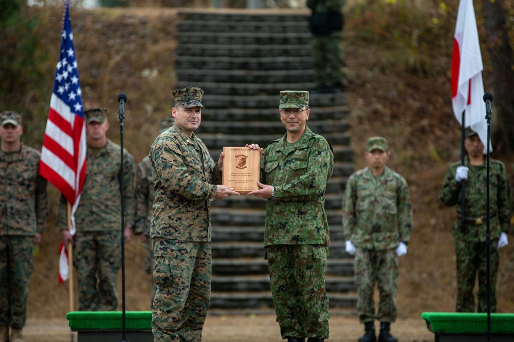 Closing Ceremony for Forest Light Middle Army