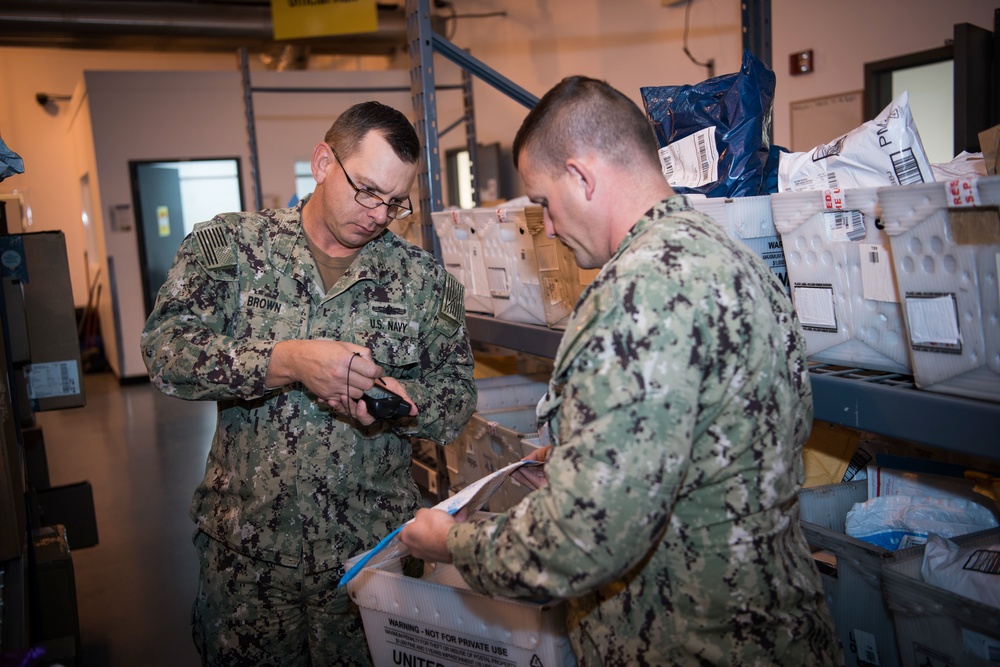 NAVSTA Rota Holiday Mail Sorting