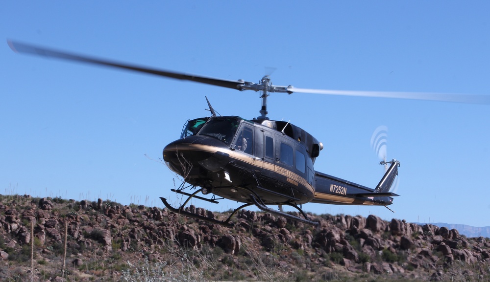 Alpine Air unit helicopter operations in Big Bend Sector