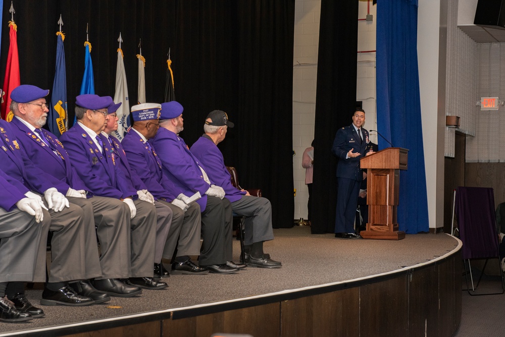 Wright-Patt joins the Military Order of the Purple Heart's Purple Heart Trail community