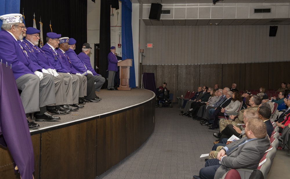 Wright-Patt joins the Military Order of the Purple Heart's Purple Heart Trail community