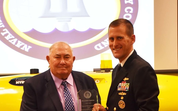 Carroll Inducted Into Naval Oceanography Hall of Fame