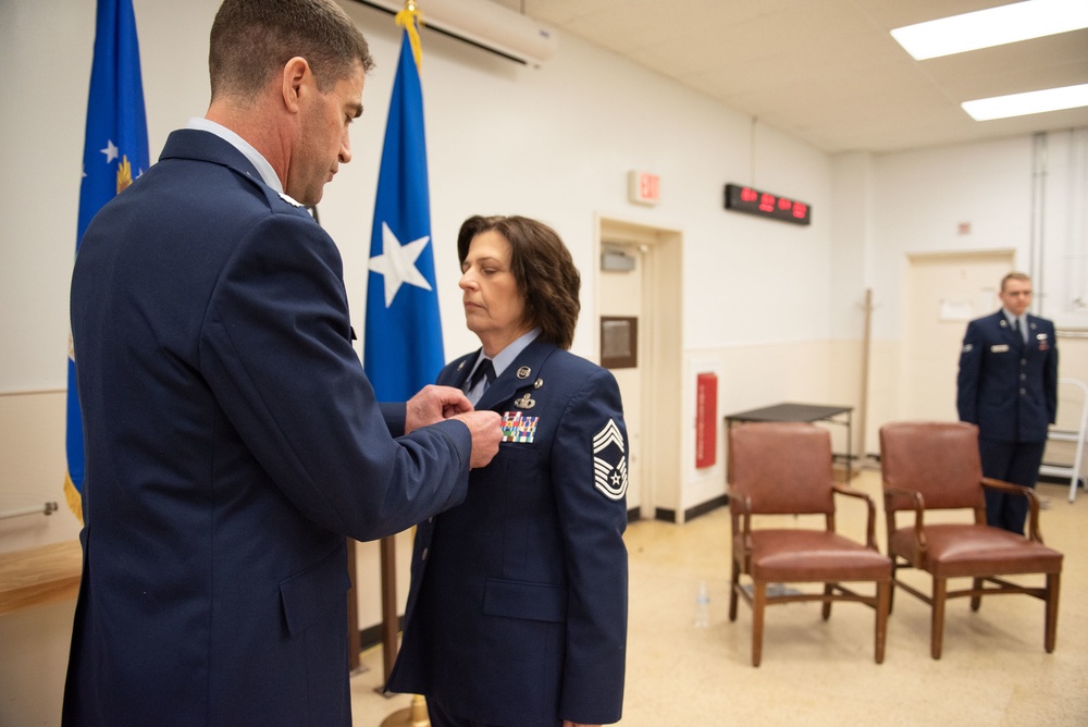 Chief Master Sgt. Sharon Rich retires after 36 years of service