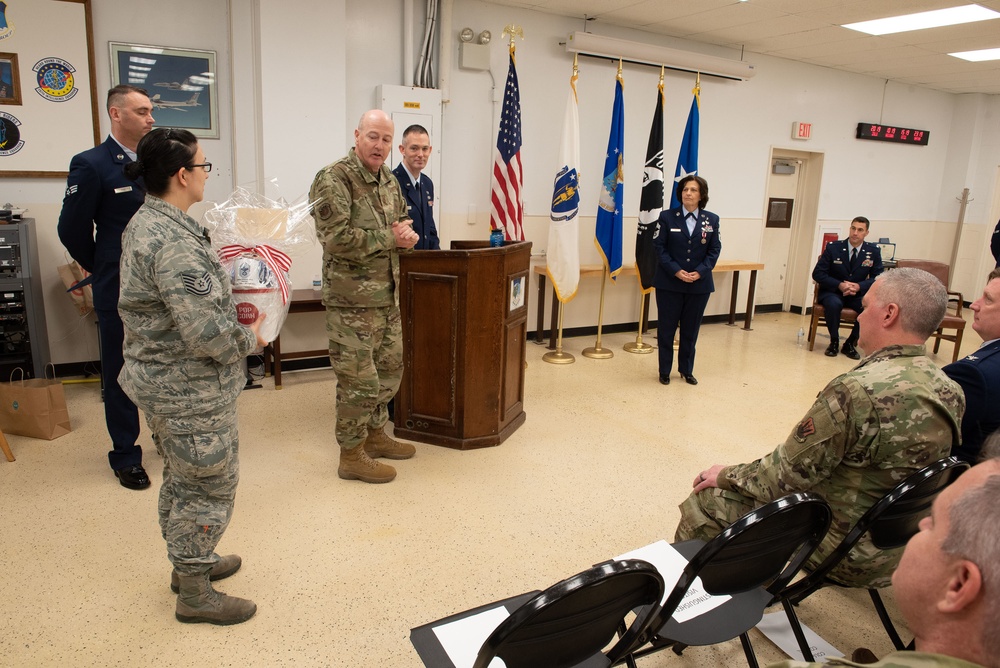 Chief Master Sgt. Sharon Rich retires after 36 years of service