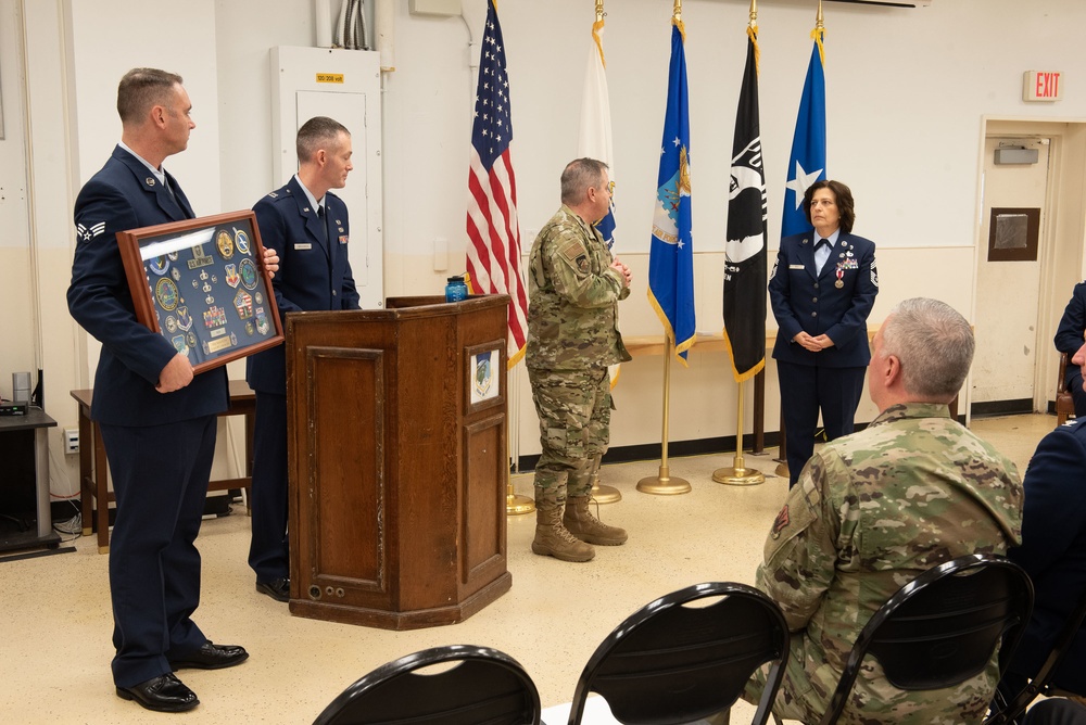 Chief Master Sgt. Sharon Rich retires after 36 years of service