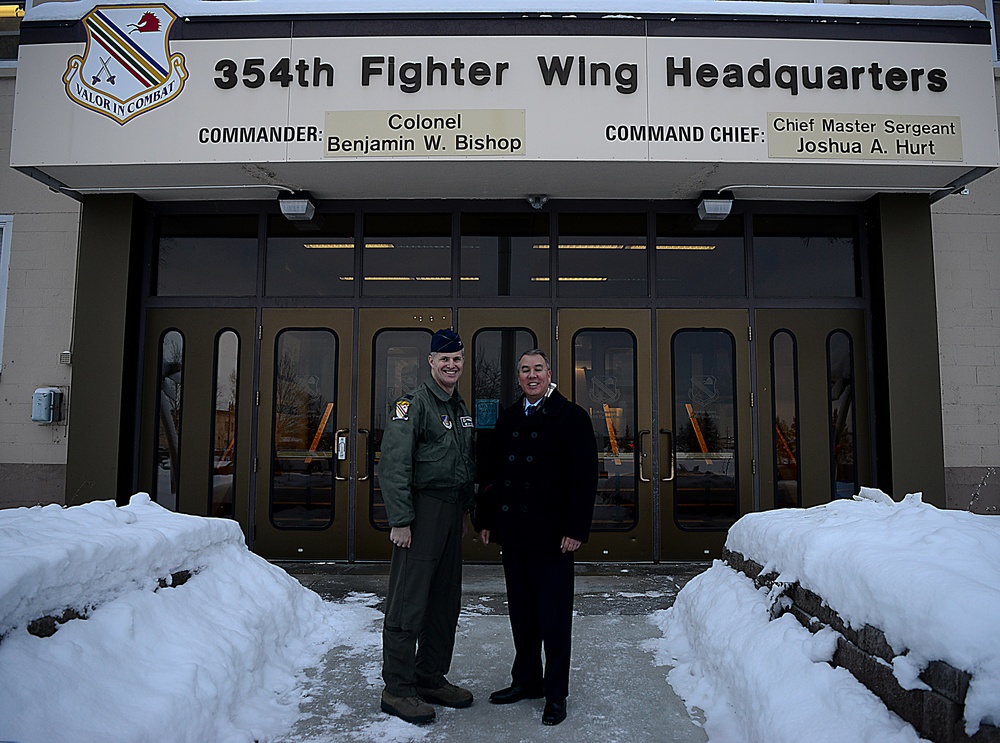 Under Secretary Visits Interior of Alaska Military Bases