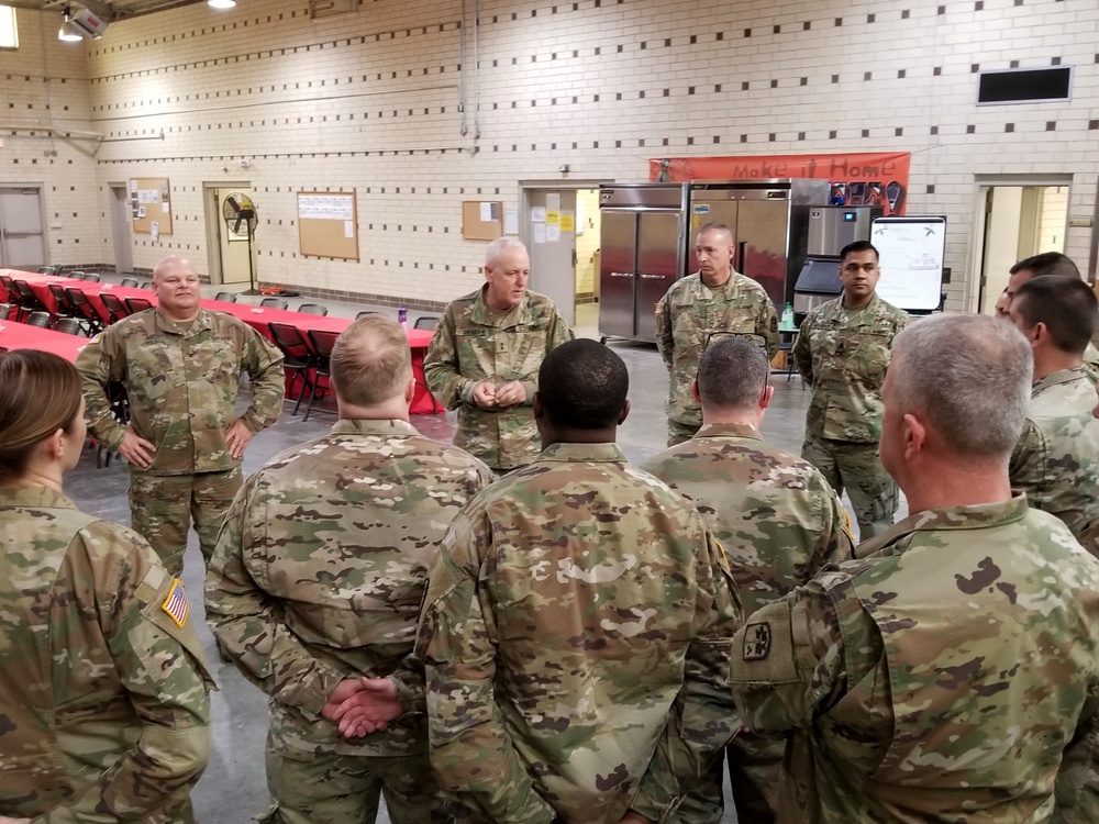 678th Air Defense Artillery Soldiers return from a deployment to National Capital Region