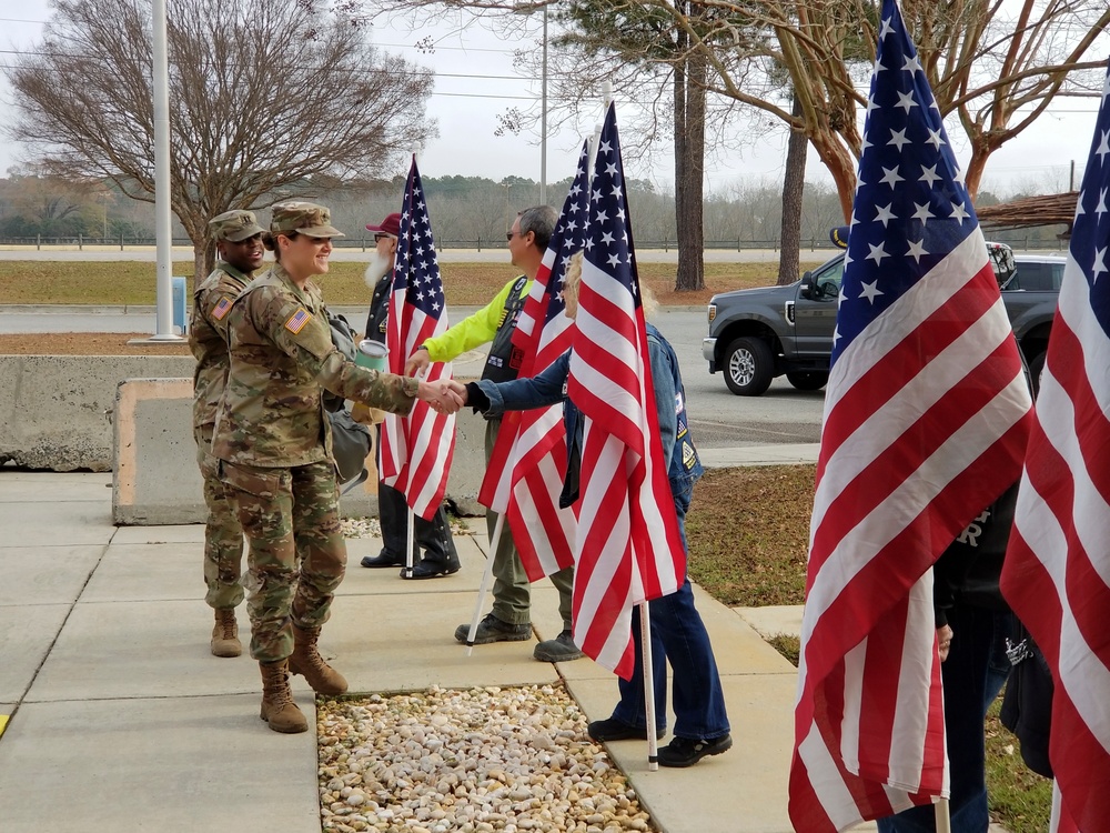 678th Air Defense Artillery Soldiers return from a deployment to National Capital Region