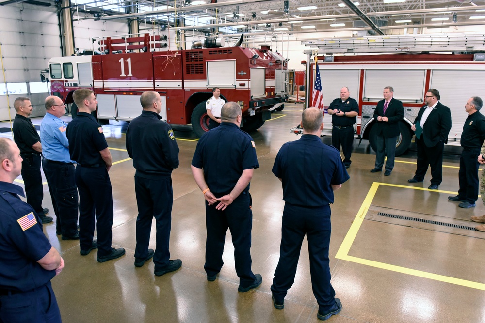 Beavercreek Thanks Wright-Patt for Tornado Assistance