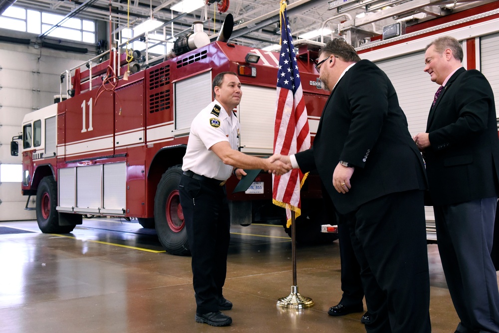 Beavercreek Thanks Wright-Patt for Tornado Assistance