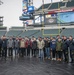 Members of CNRC, NRD Philadelphia recruiters and future Sailors conduct walkthrough at the stadium prior to the Army-Navy game