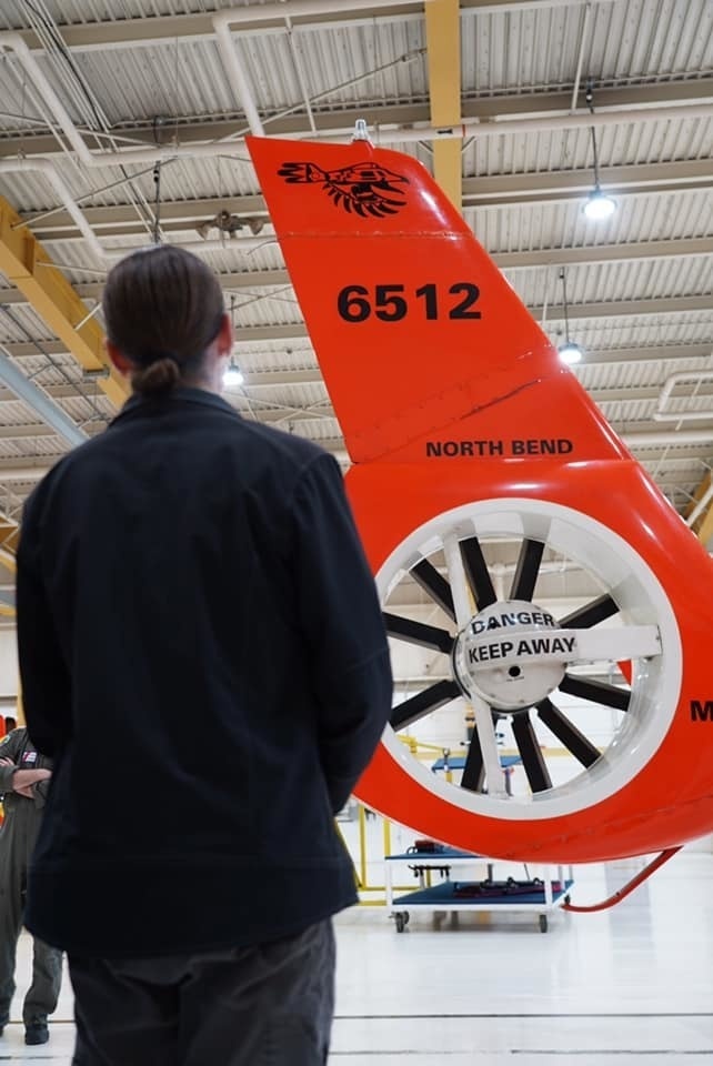 Coast Guard Sector North Bend adorns helicopters with tribal art
