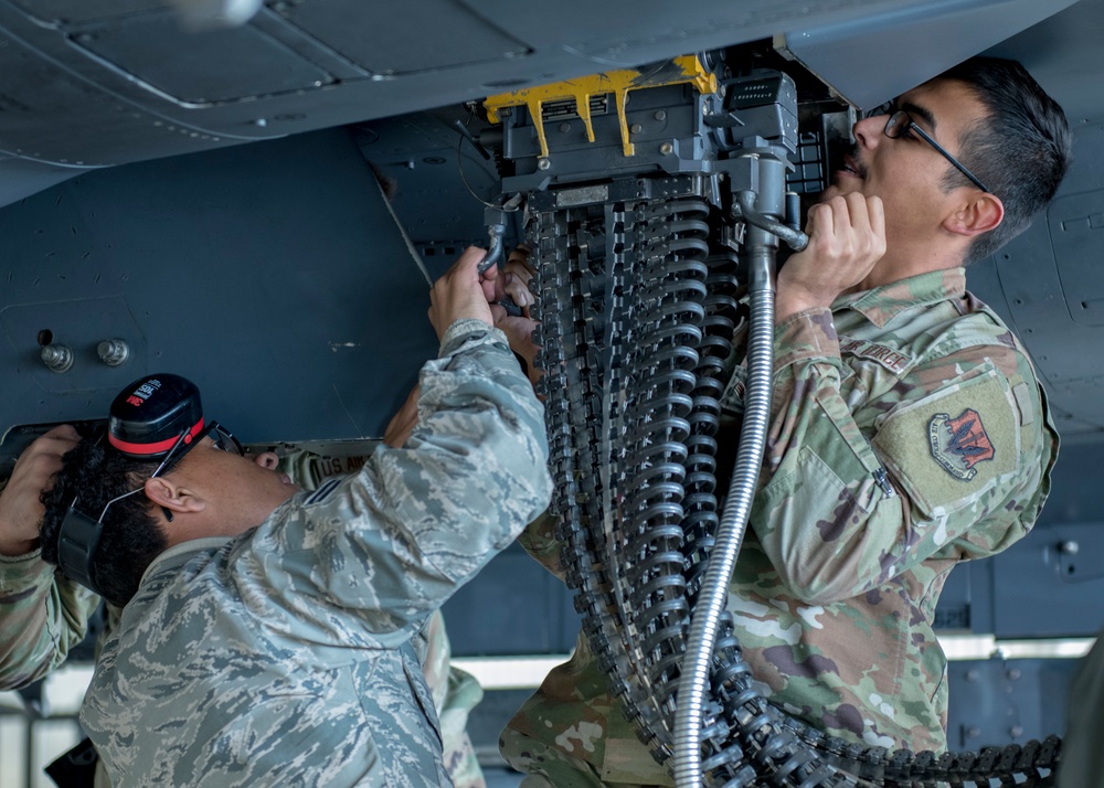 Weapons load crew members train to earn initial certification