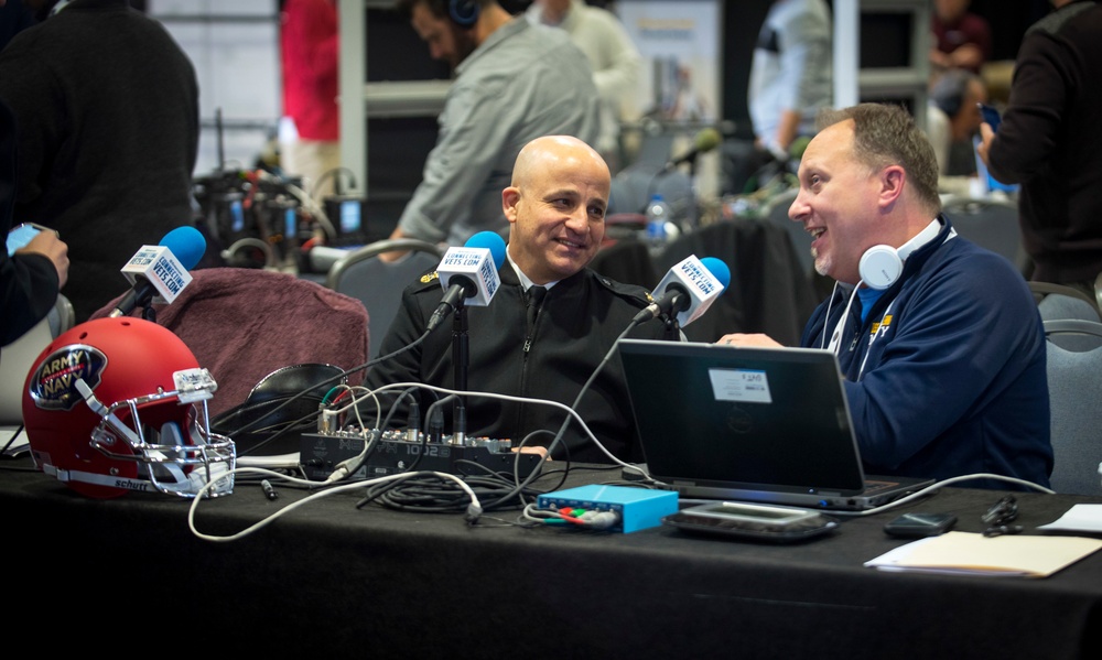 Army Navy Game 2019: MCPON at Radio Row