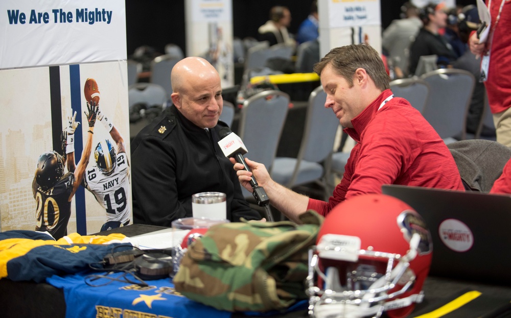 Army Navy Game 2019: MCPON at Radio Row