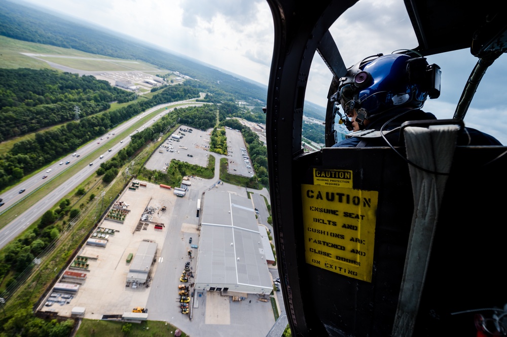 Chief Warrant Officer 2 flies helicopter for Maryland Army National Guard and Anne Arundel County Police Department