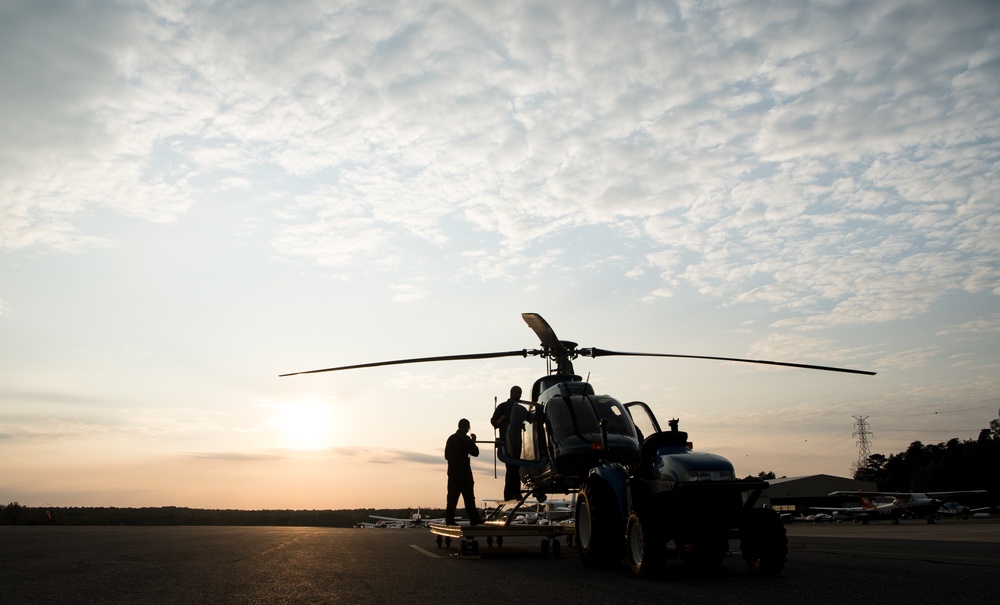 Chief Warrant Officer 2 flies helicopter for Maryland Army National Guard and Anne Arundel County Police Department