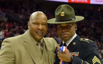 76er’s honor Soldiers during Army Week 19