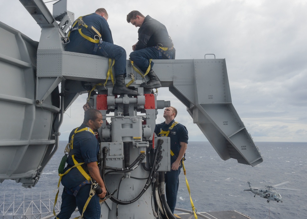 USS Harry S. Truman (CVN 75) transits the Mediterranean Sea