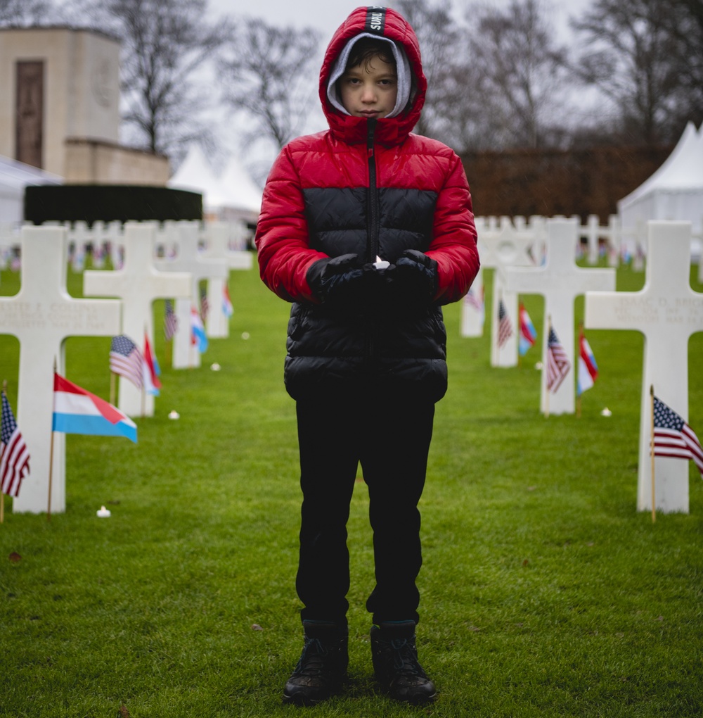 Luxembourg American Cemetery Luminary Event