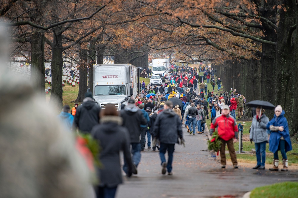 28th Wreaths Across America Day at Arlington National Cemetery