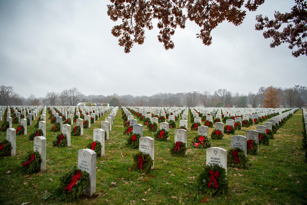 28th Wreaths Across America Day at Arlington National Cemetery