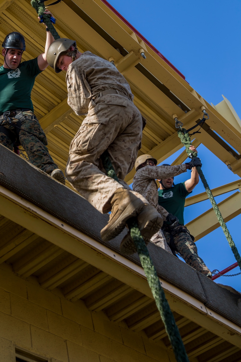 Alpha Company Rappel Tower