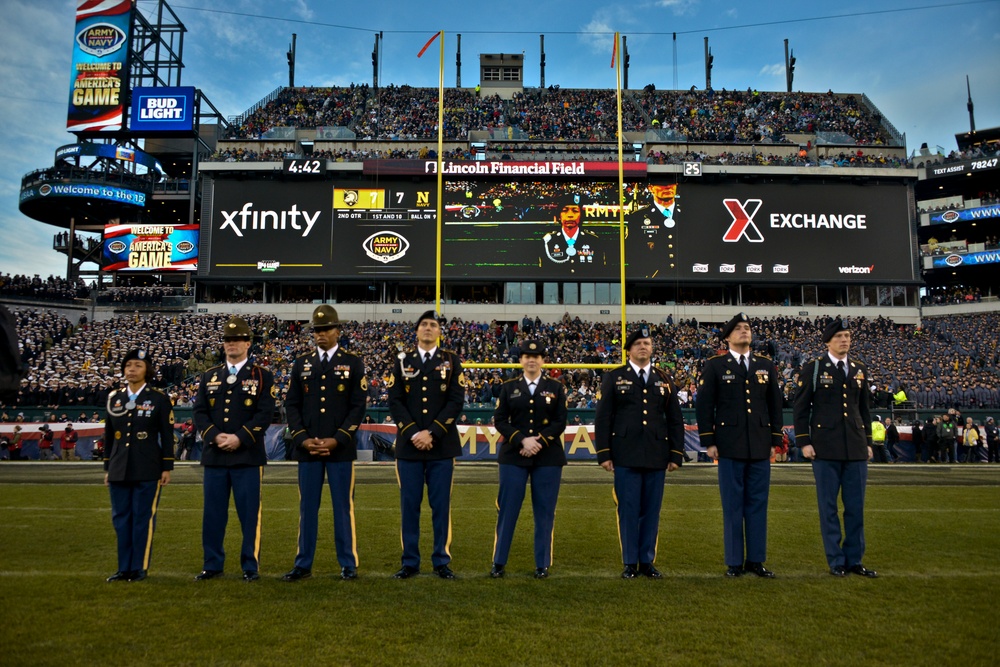 U.S. Army’s “Best of the Best” honored during Army vs. Navy football game